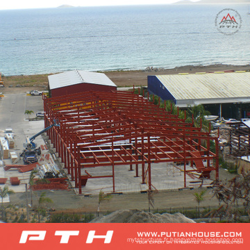 Structure en acier de panneau de mur de sandwich pour l&#39;entrepôt